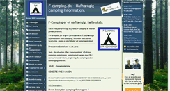 Desktop Screenshot of f-camping.dk