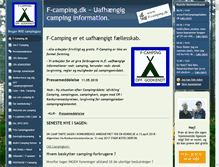 Tablet Screenshot of f-camping.dk